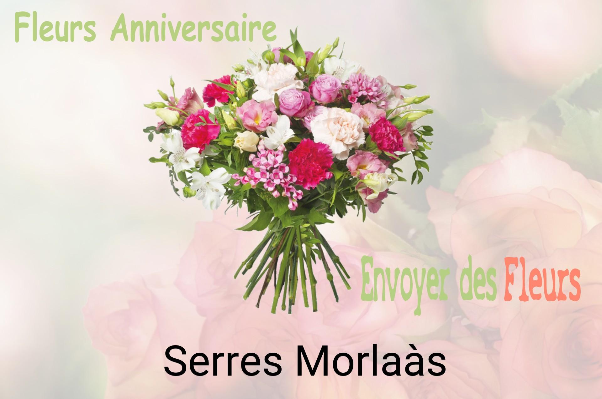 Bouquet de fleurs d’anniversaire livré à Serres-Morlaàs